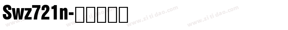 Swz721n字体转换