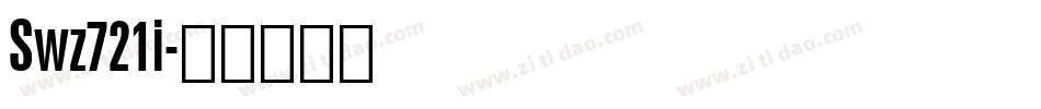 Swz721i字体转换
