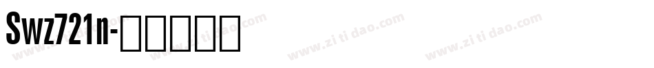 Swz721n字体转换
