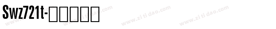 Swz721t字体转换