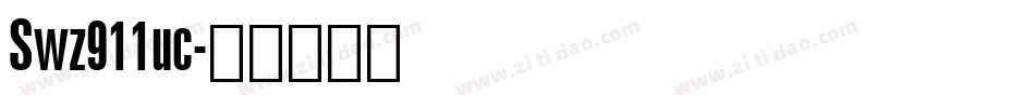 Swz911uc字体转换