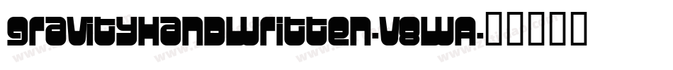 GravityHandwritten-v8WA字体转换