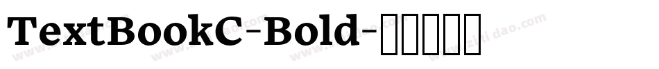 TextBookC-Bold字体转换