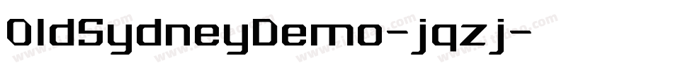 OldSydneyDemo-jqzj字体转换
