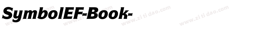 SymbolEF-Book字体转换