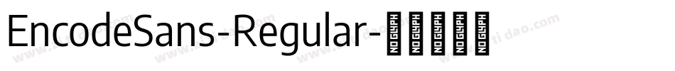 EncodeSans-Regular字体转换