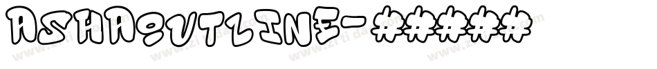 AshaOutline字体转换