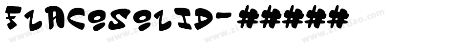 FlacoSolid字体转换