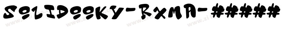 SolidOoky-rxmA字体转换