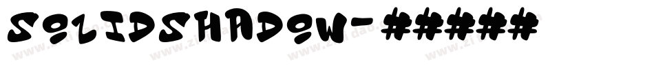 SolidShadow字体转换