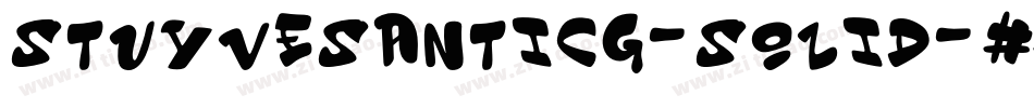 StuyvesantICG-Solid字体转换