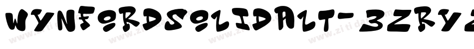 WynfordSolidAlt-3zRYZ字体转换