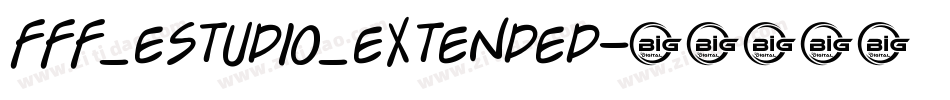 fff_estudio_extended字体转换