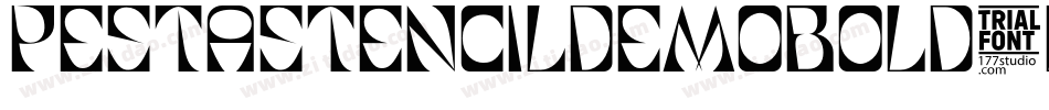 PestaStencilDemoBold-Lg1n字体转换