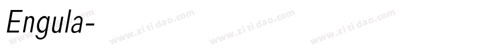 Engula字体转换