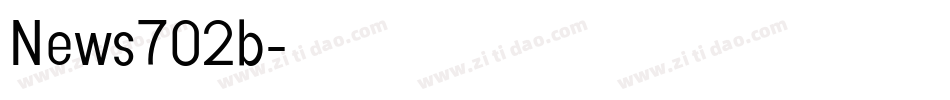 News702b字体转换