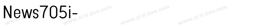 News705i字体转换