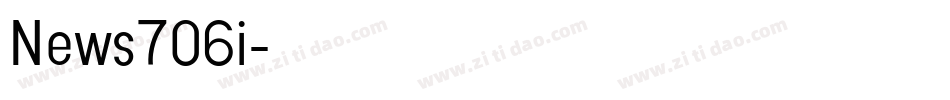 News706i字体转换