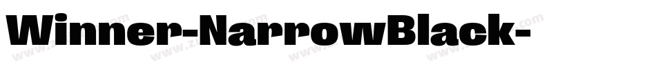 Winner-NarrowBlack字体转换