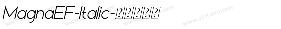 MagnaEF-Italic字体转换