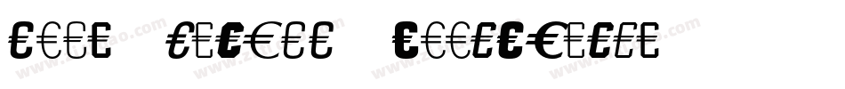 GoudySansEF-BookItalic字体转换