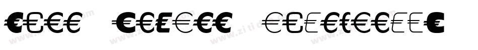 GoudySansEF-BoldItalic字体转换