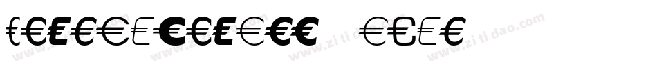 HandelSansEF-Bold字体转换