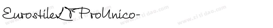 EurostileLTProUnico字体转换