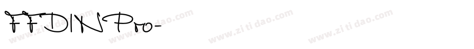 FFDINPro字体转换