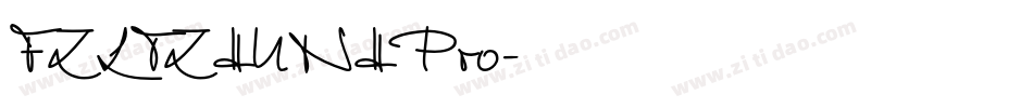 FZLTZHUNHPro字体转换