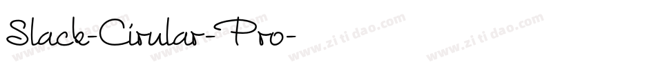 Slack-Cirular-Pro字体转换