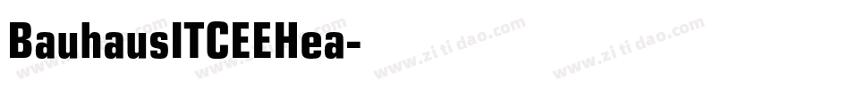 BauhausITCEEHea字体转换