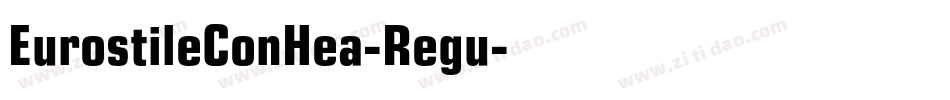 EurostileConHea-Regu字体转换