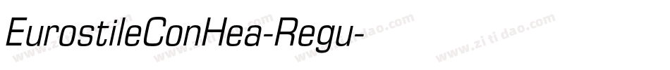 EurostileConHea-Regu字体转换