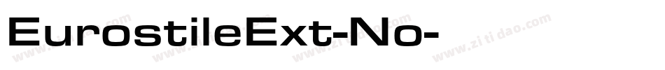 EurostileExt-No字体转换