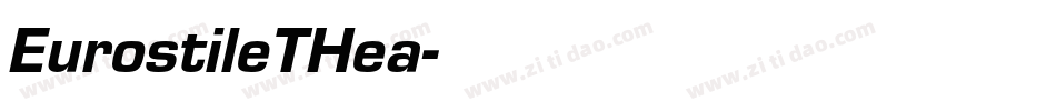 EurostileTHea字体转换
