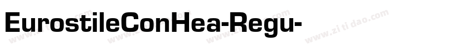EurostileConHea-Regu字体转换