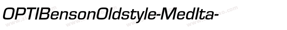 OPTIBensonOldstyle-MedIta字体转换