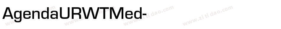 AgendaURWTMed字体转换