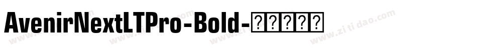 AvenirNextLTPro-Bold字体转换