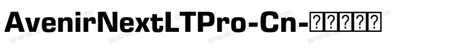 AvenirNextLTPro-Cn字体转换