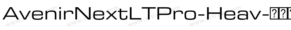 AvenirNextLTPro-Heav字体转换