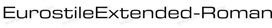 EurostileExtended-Roman-DTC字体转换