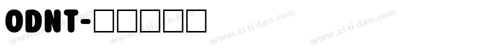 ODNT字体转换