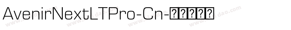 AvenirNextLTPro-Cn字体转换