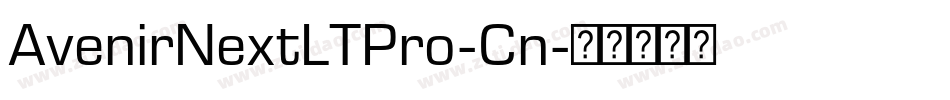 AvenirNextLTPro-Cn字体转换