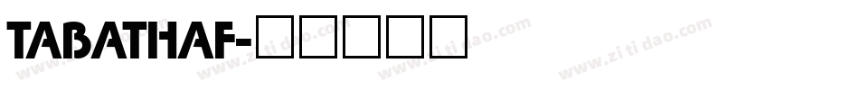 TABATHAF字体转换