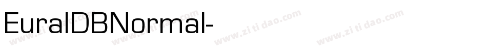 EuralDBNormal字体转换