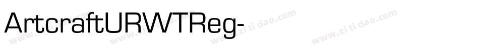ArtcraftURWTReg字体转换