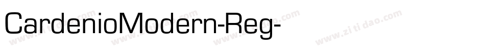 CardenioModern-Reg字体转换